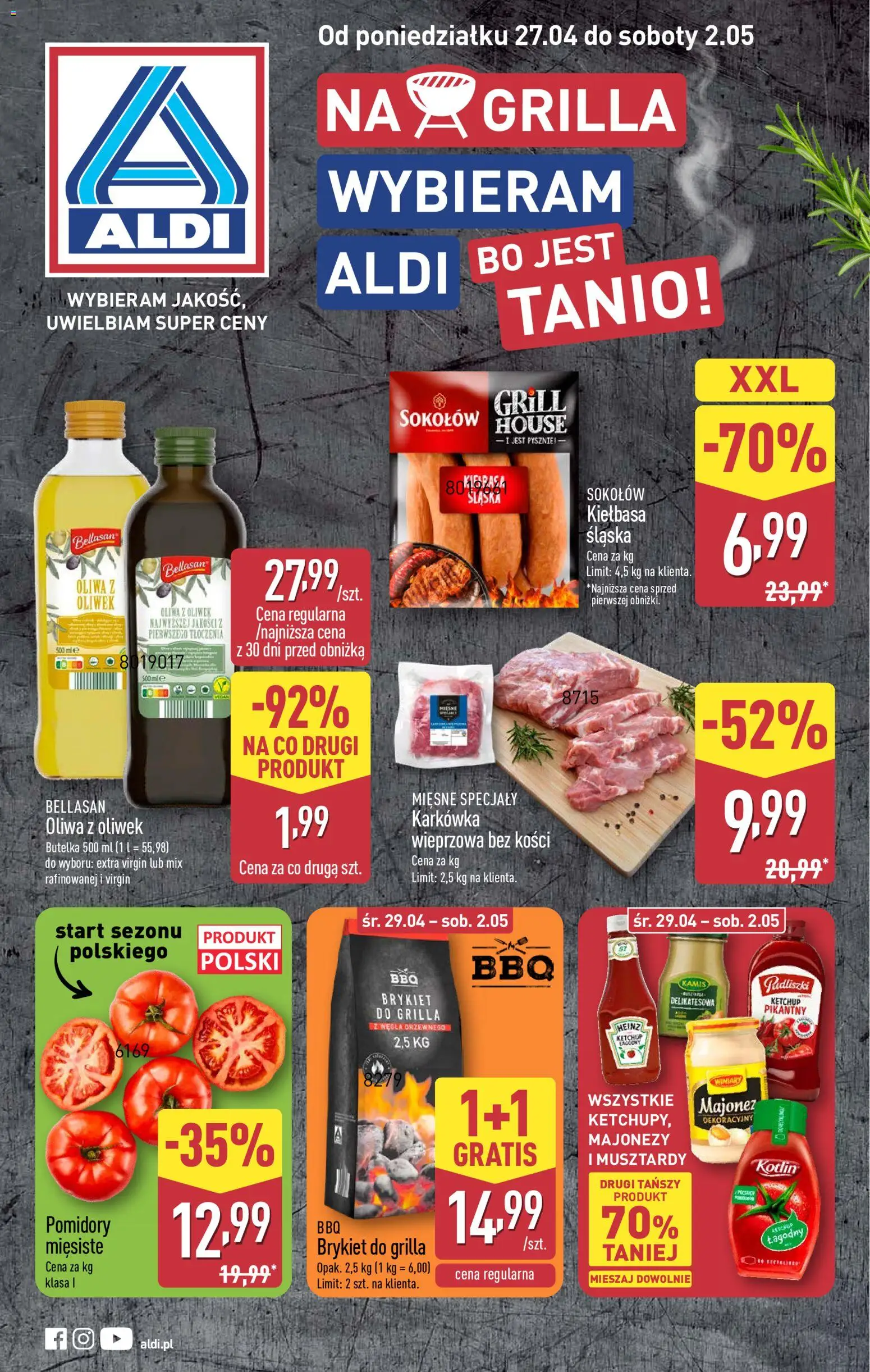 Pogląd gazetki "Aldi gazetka - Sezon na grill" ze sklepu Aldi ważnej od 27.04.2026