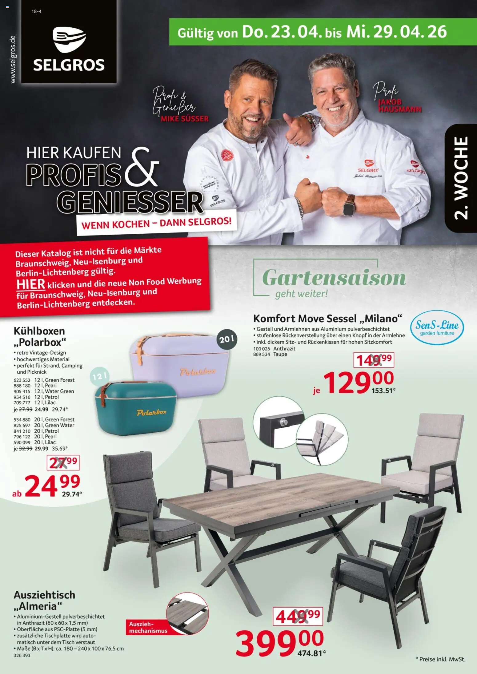 Vorschau von dem Prospekt des Geschäftes Selgros, gültig ab dem 23.04.2026