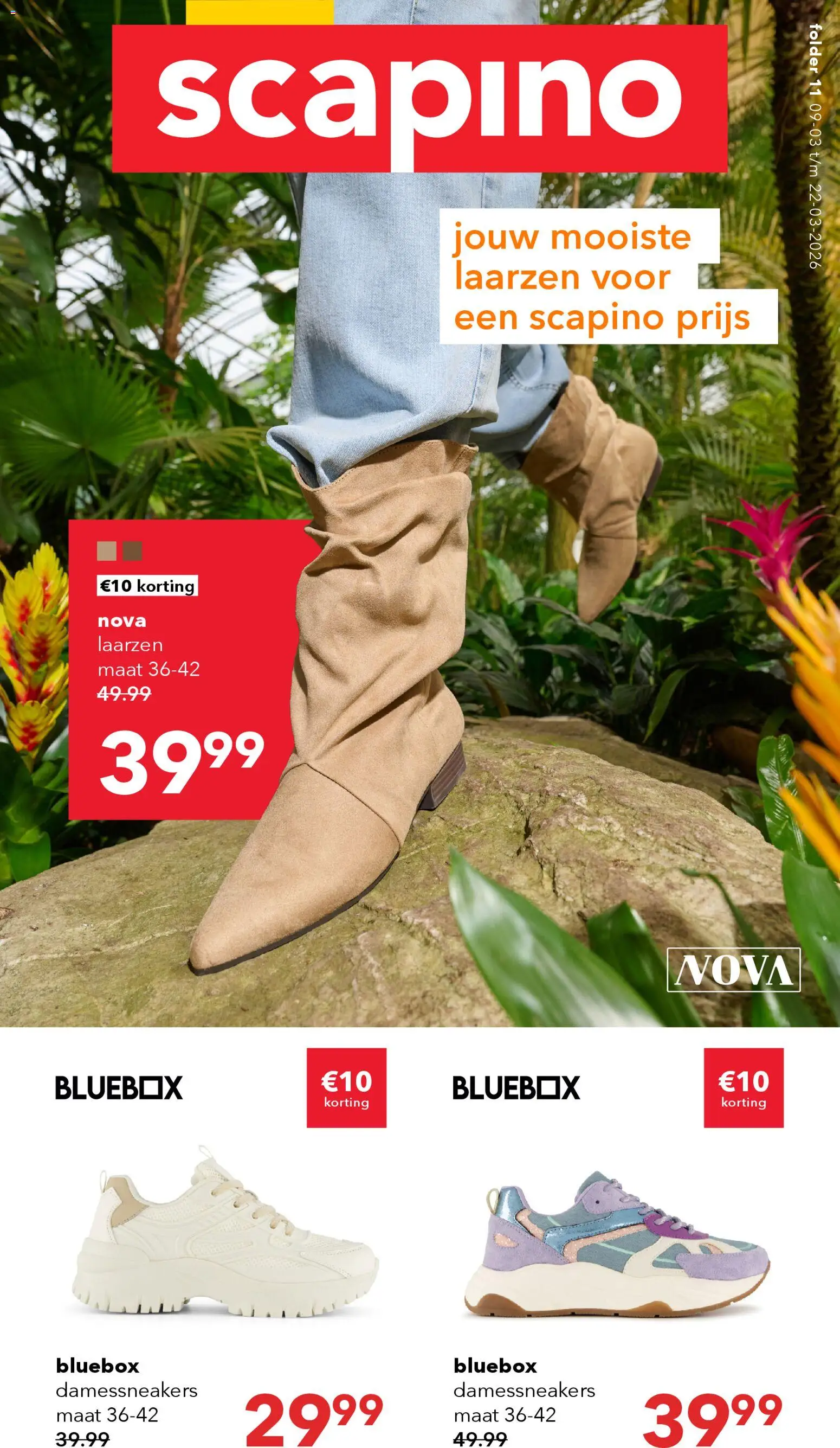 Voorbeeld van Scapino folder van winkel Scapino geldig vanaf 09-03-2026 - Laarzen