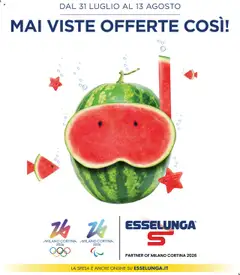 Anteprima dell'opuscolo Attuale volantino dal negozio Esselunga S valido da 31/07/2025