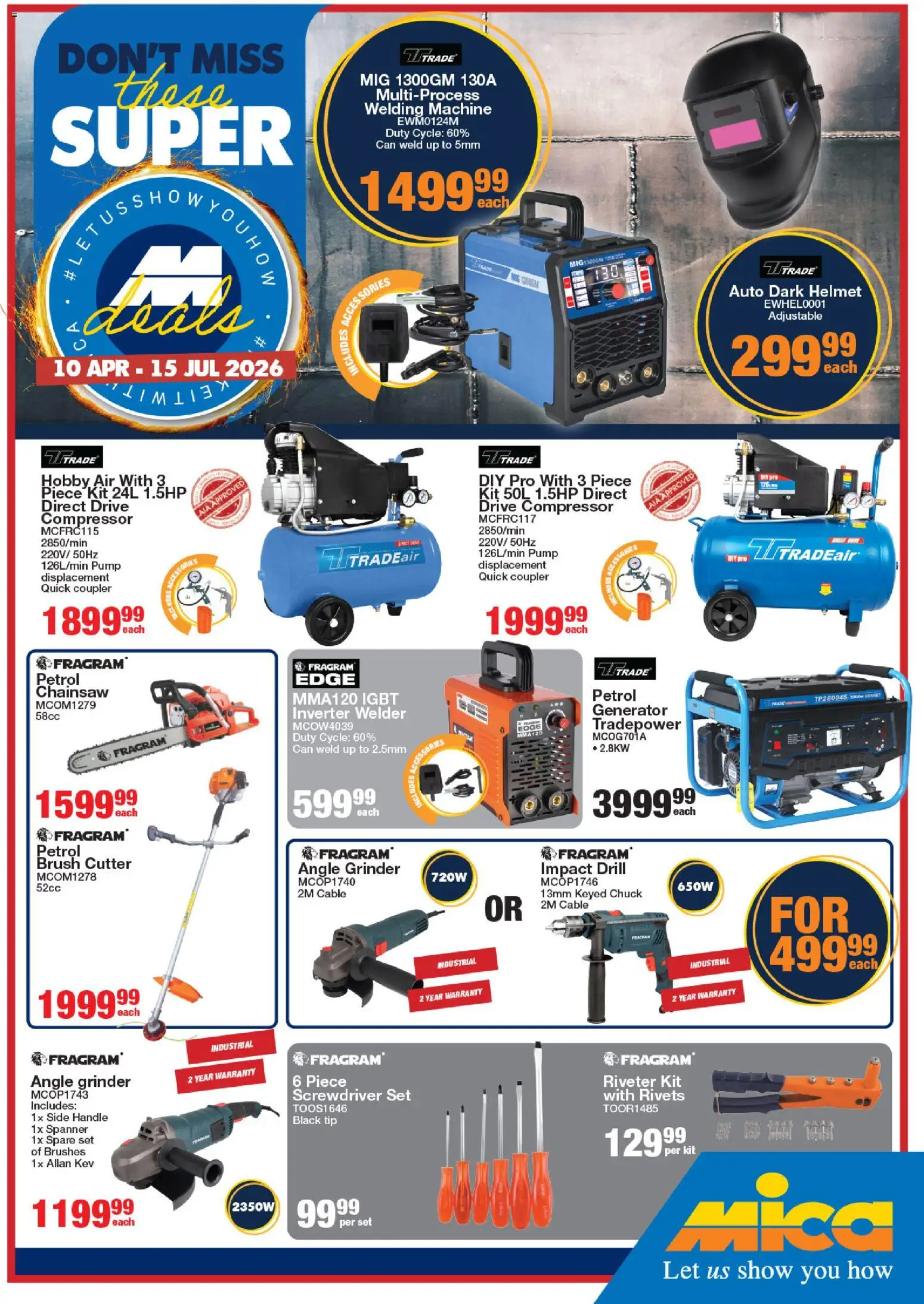 Preview of MICA flyer valid from 10/04/2026