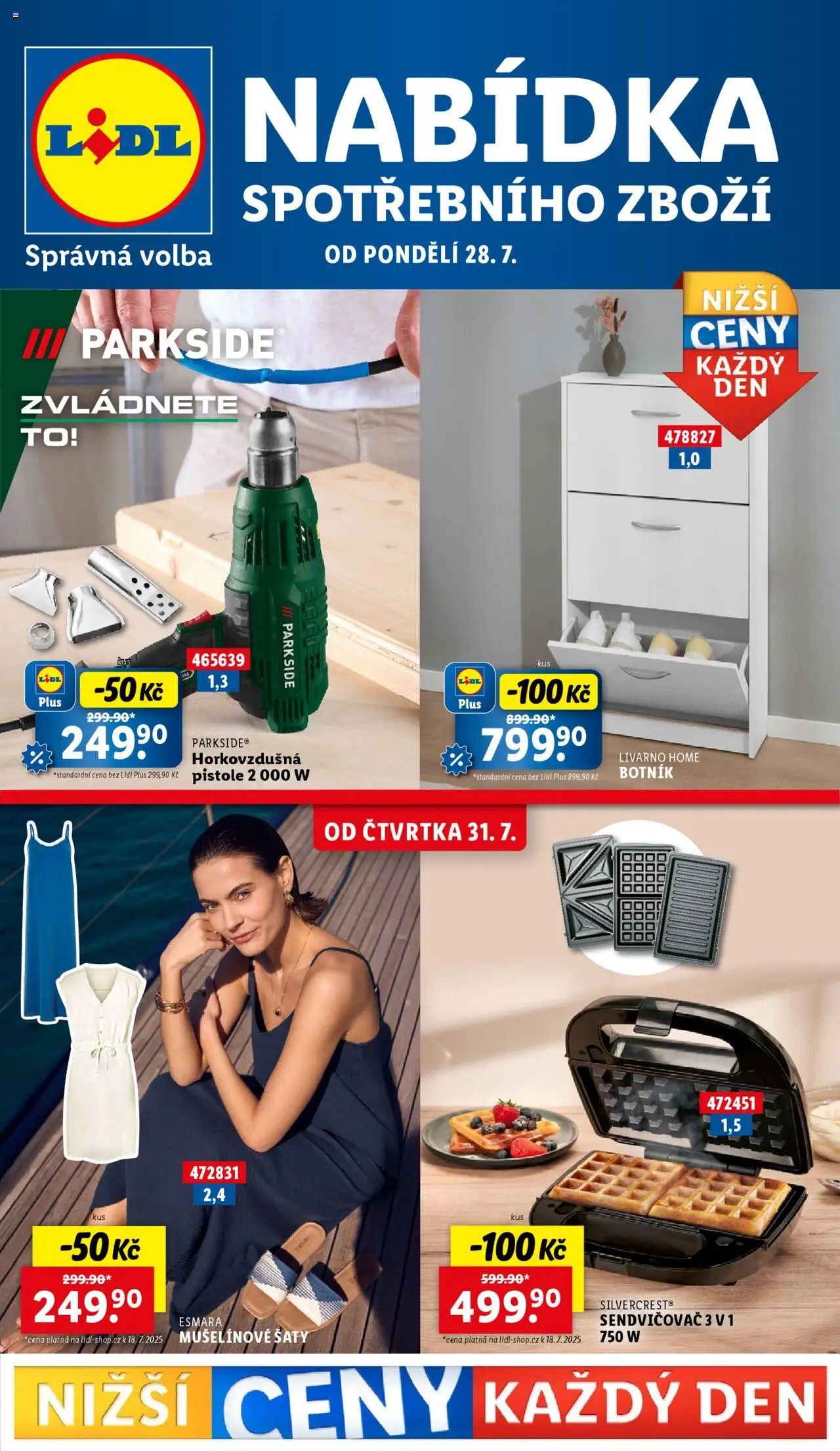  LIDL leták příští týden od 28.07.2025 >> Lidl Akce