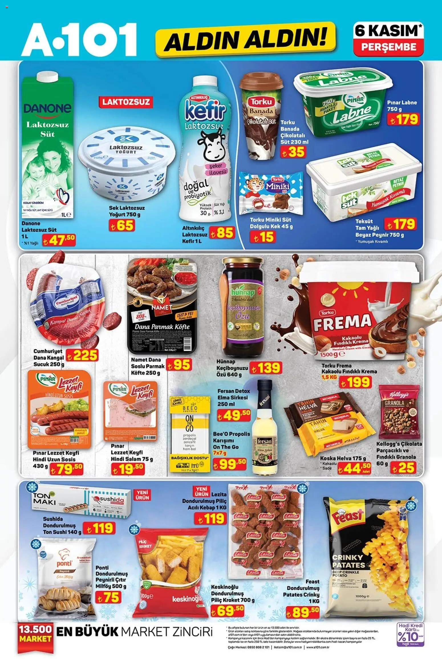 A101 Katalog Aldın Aldın 06.11.2025 - Broşürünün önizlemesi