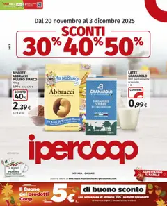 Anteprima dell'opuscolo Volantino Novara dal negozio Ipercoop valido da 20/11/2025