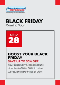 Preview of Sportsmans Warehouse flyer valid from 13/11/2025