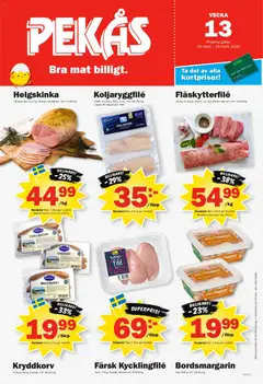 Förhandsgranska reklamblad Pekås erbjudanden från butik Pekås gäller från 23/03/2026