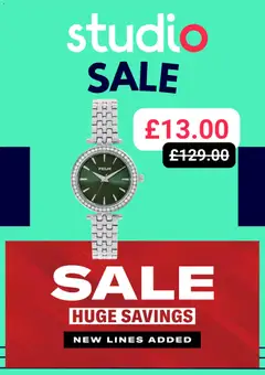 Preview of Studio Offers valid from 13/01/2026