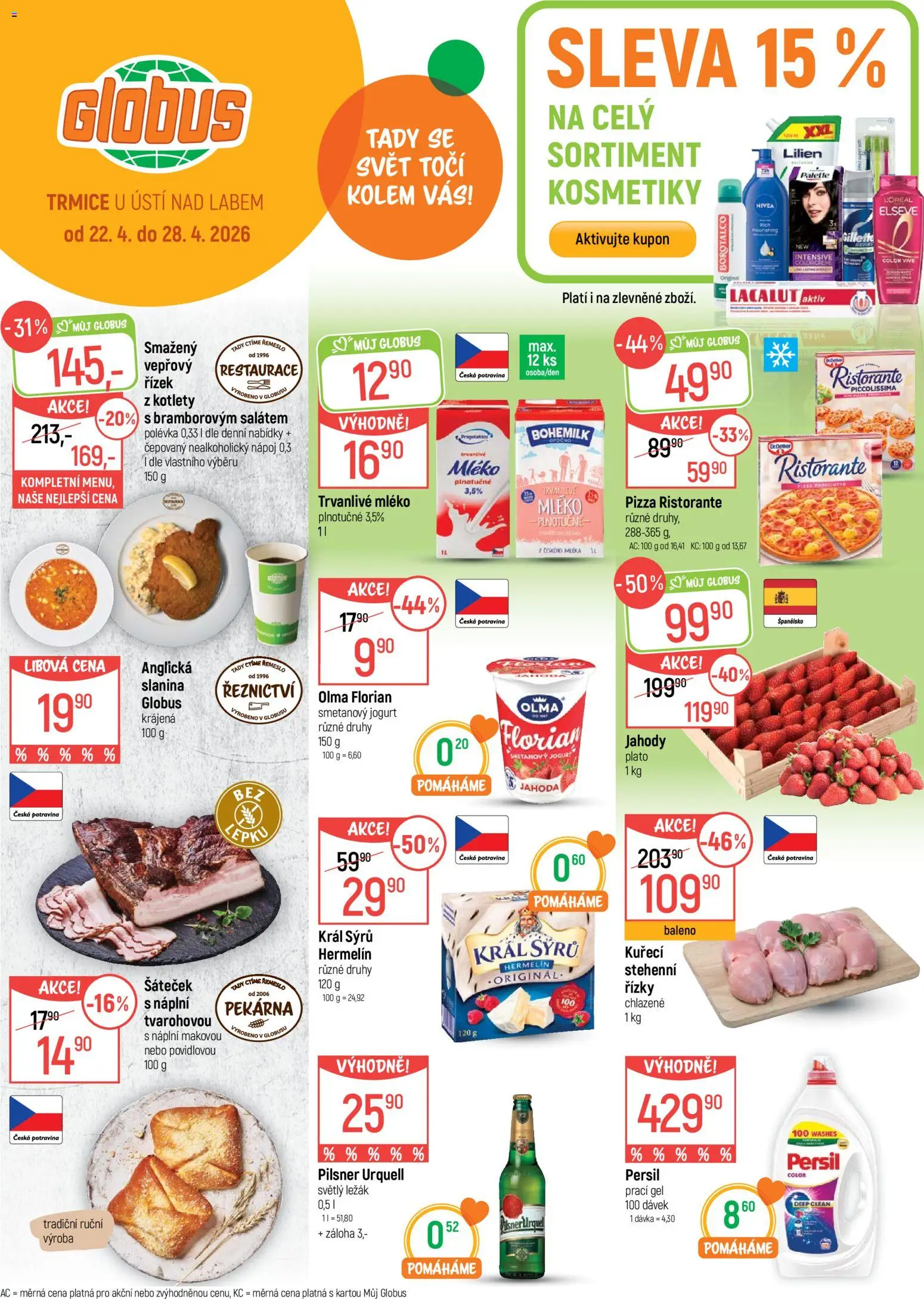 Náhled nabídky: Globus Globus leták - Trmice platný od 22.04.2026