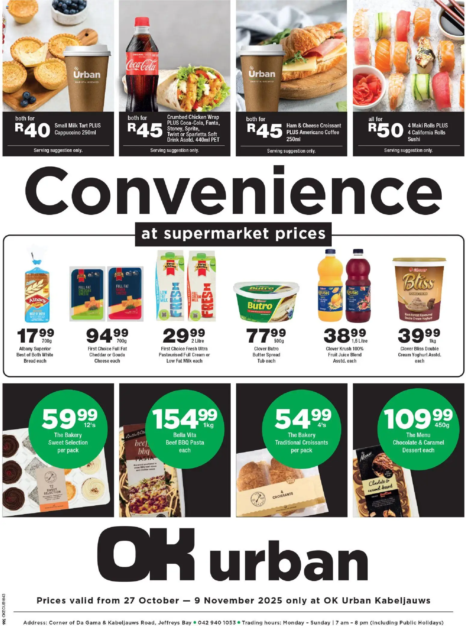 OK Foods Eastern Cape - OK Urban from 27/10 - 09/11/2025 > Promotions