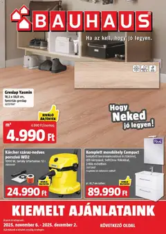 Bauhaus - Akciós újság Bauhaus megtekintése, amely érvényes 2025.11.06.-től