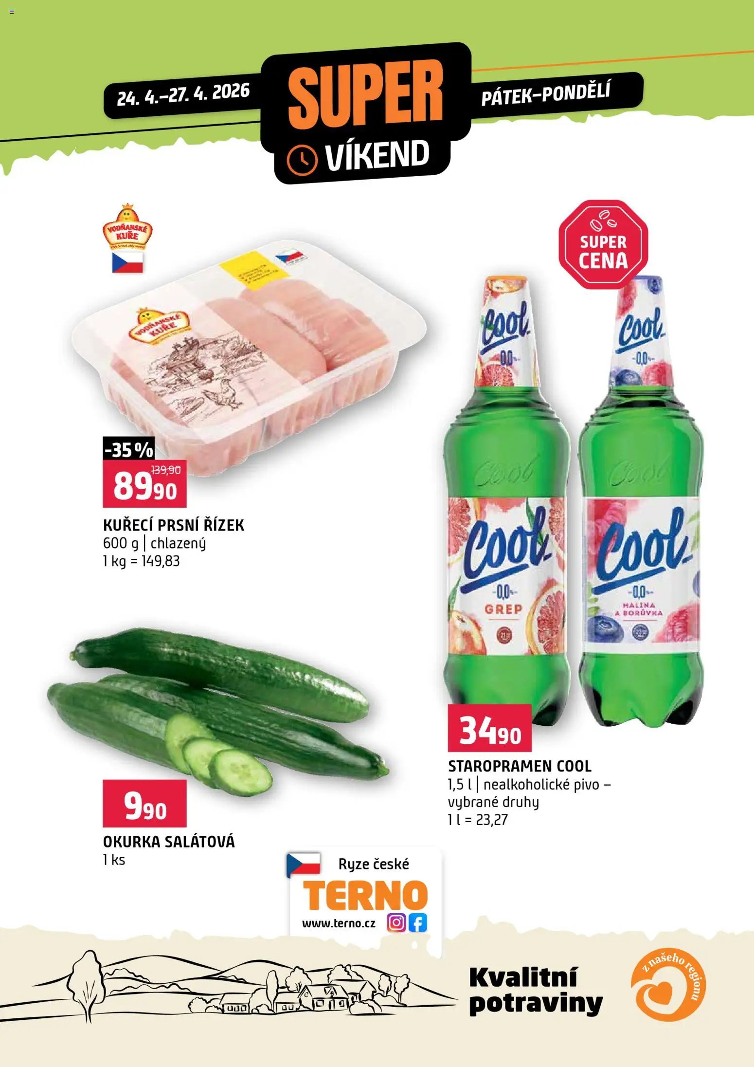 Náhled nabídky: Terno Terno leták - Super víkend platný od 24.04.2026