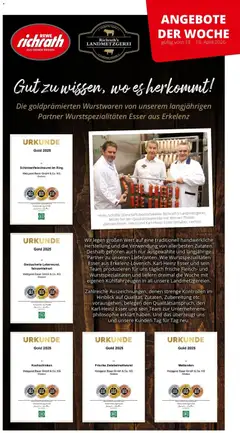 Vorschau von dem Prospekt des Geschäftes Rewe, gültig ab dem 12.04.2026