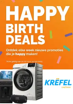 Voorbeeld van Folder / Publicité van winkel Krëfel geldig vanaf 01/10/2025