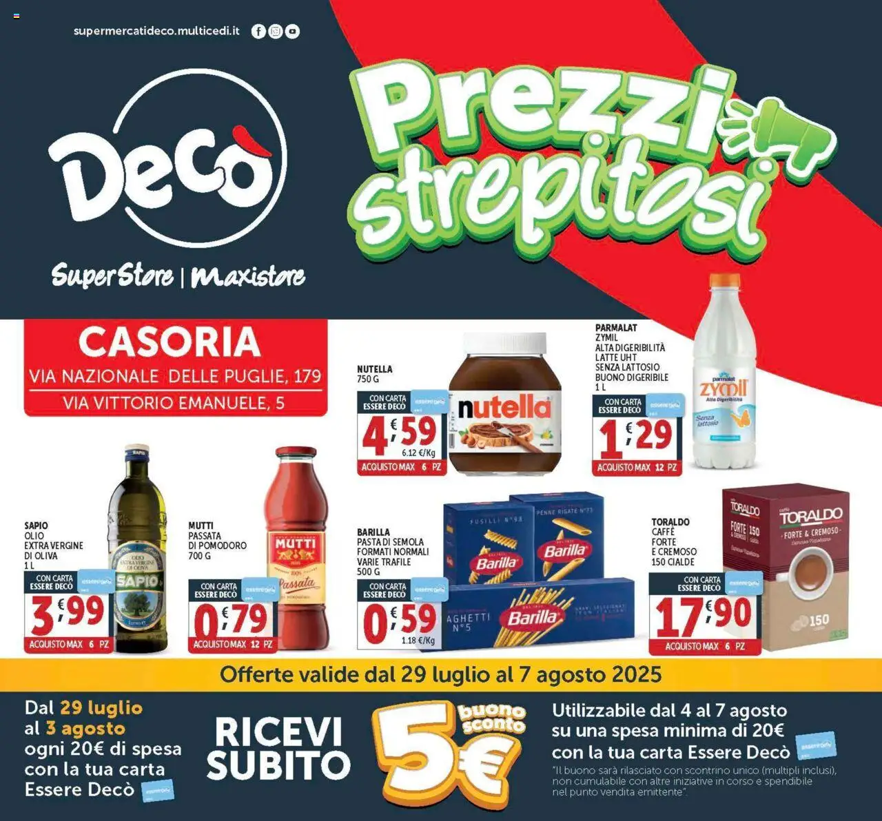 Volantino Decò valido da 29/07/2025 numero di pagina 1