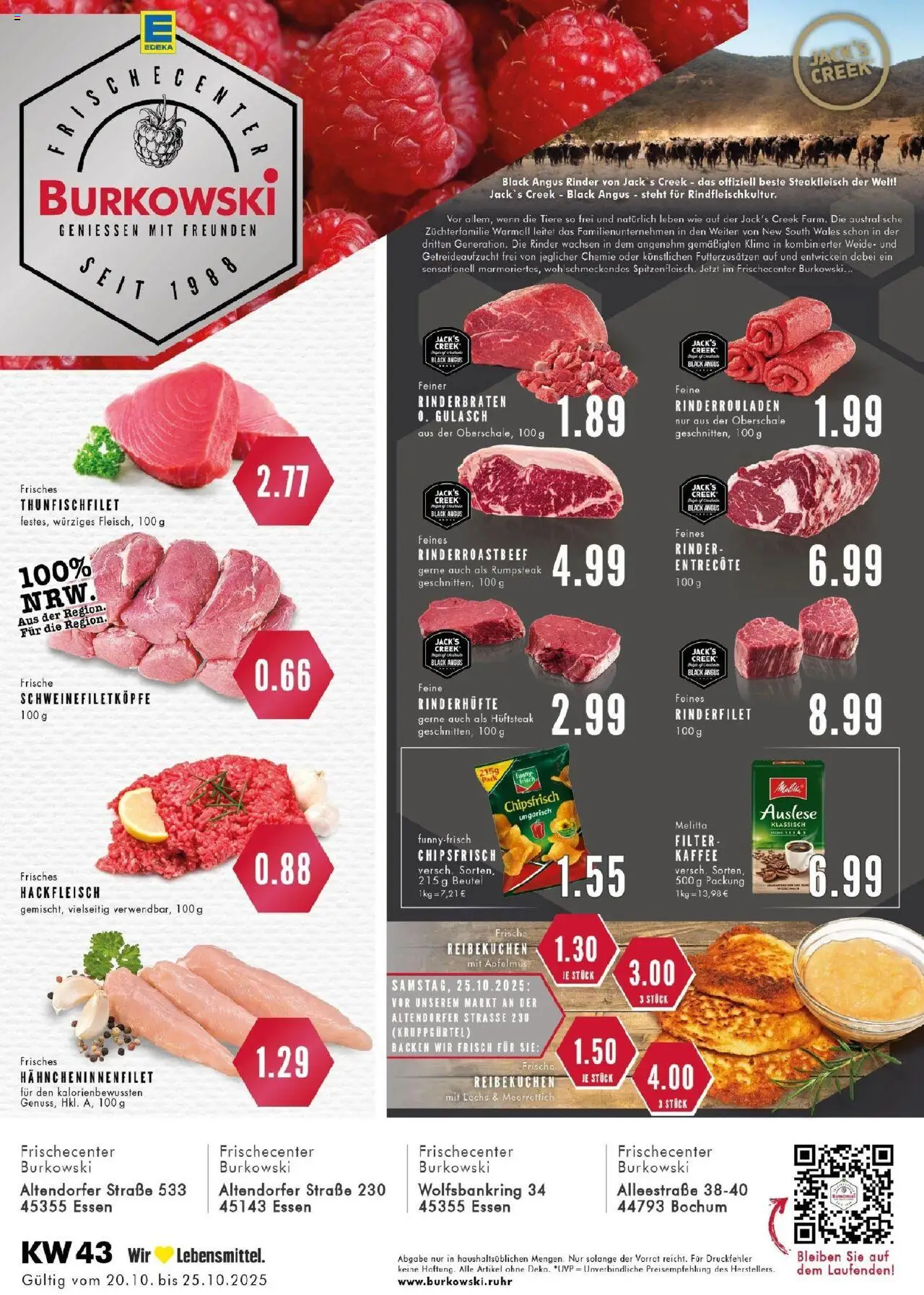 EDEKA Prospekt ab 20.10.2025 - Prospekt Essen Online