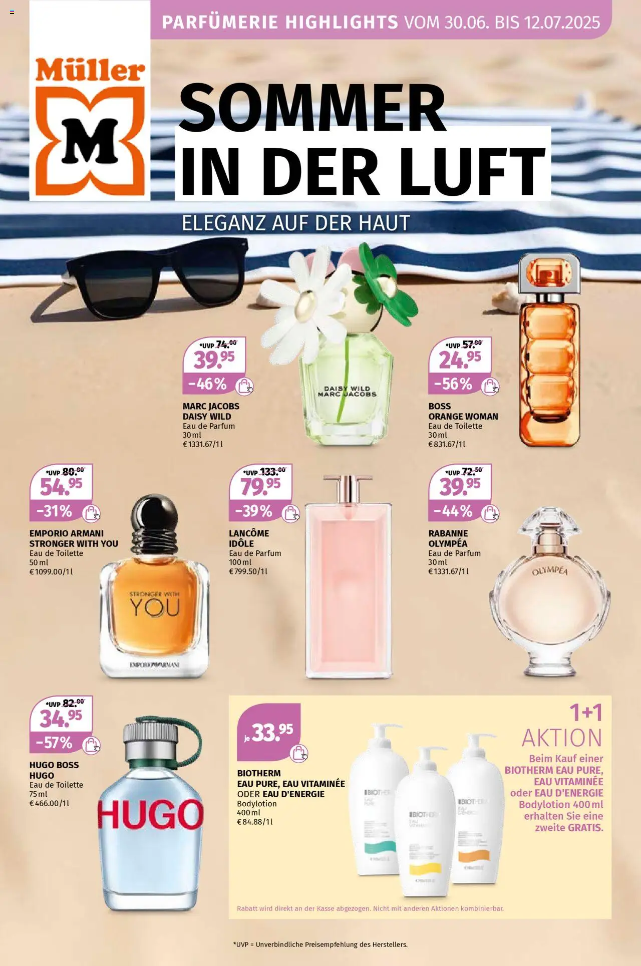 Müller Düfte für den Sommer (vom 30.06.2025 - 12.07.2025)