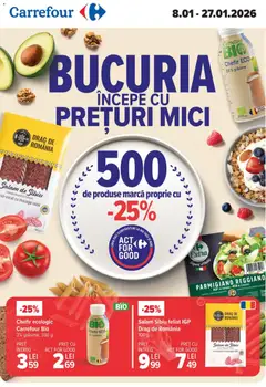 Previzualizarea de cataloage: Carrefour Catalog - Act for food valabil de la 08.01.2026