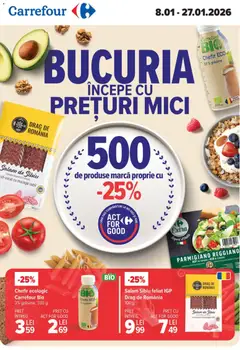 Previzualizarea de cataloage: Carrefour Catalog - Act for food valabil de la 08.01.2026