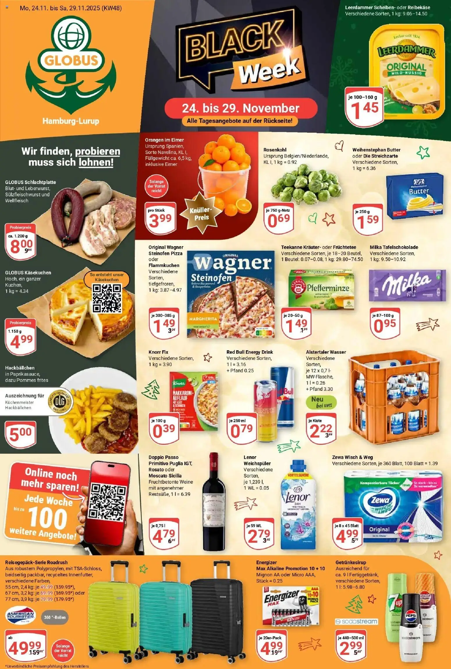Vorschau von dem Prospekt des Geschäftes Globus, gültig ab dem 24.11.2025