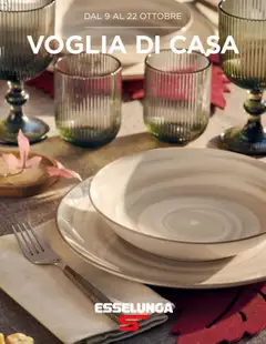 Anteprima dell'opuscolo Volantino Voglia di Casa dal negozio Esselunga S valido da 09/10/2025