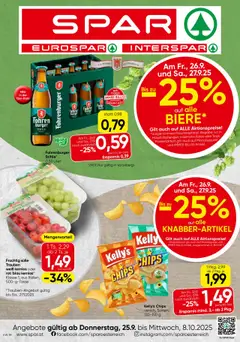 Vorschau der Angebote: Spar Vorarlberg gültig ab 25.09.2025