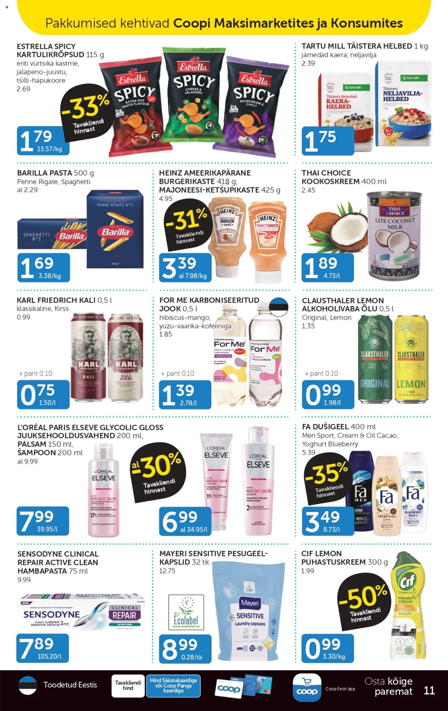 Coop kliendilehe eelvaade alates 2026.01.06