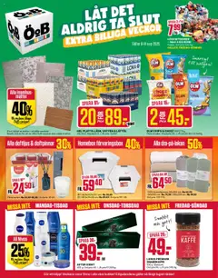 Förhandsgranska reklamblad Aktuella reklamblad ÖoB från butik ÖoB gäller från 08/09/2025