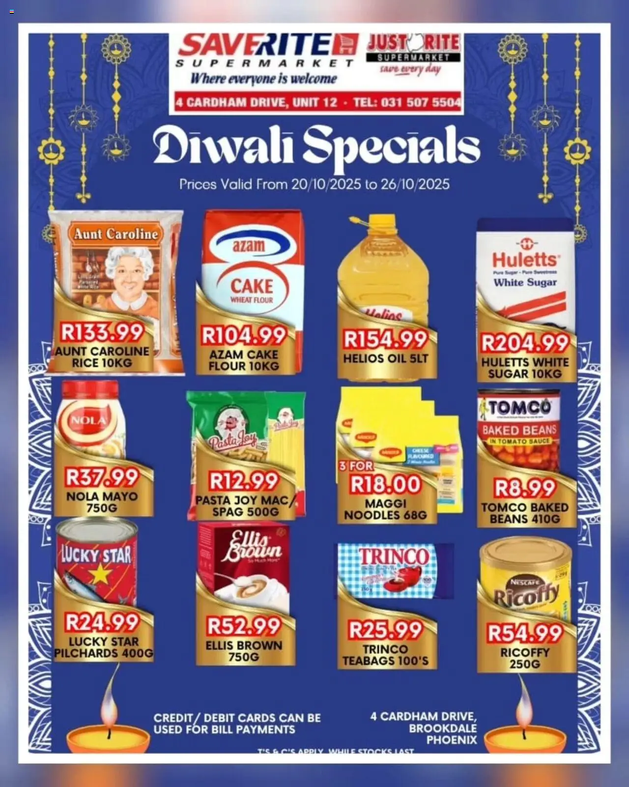 Saverite Specials from 20/10 - 26/10/2025 > Promotions