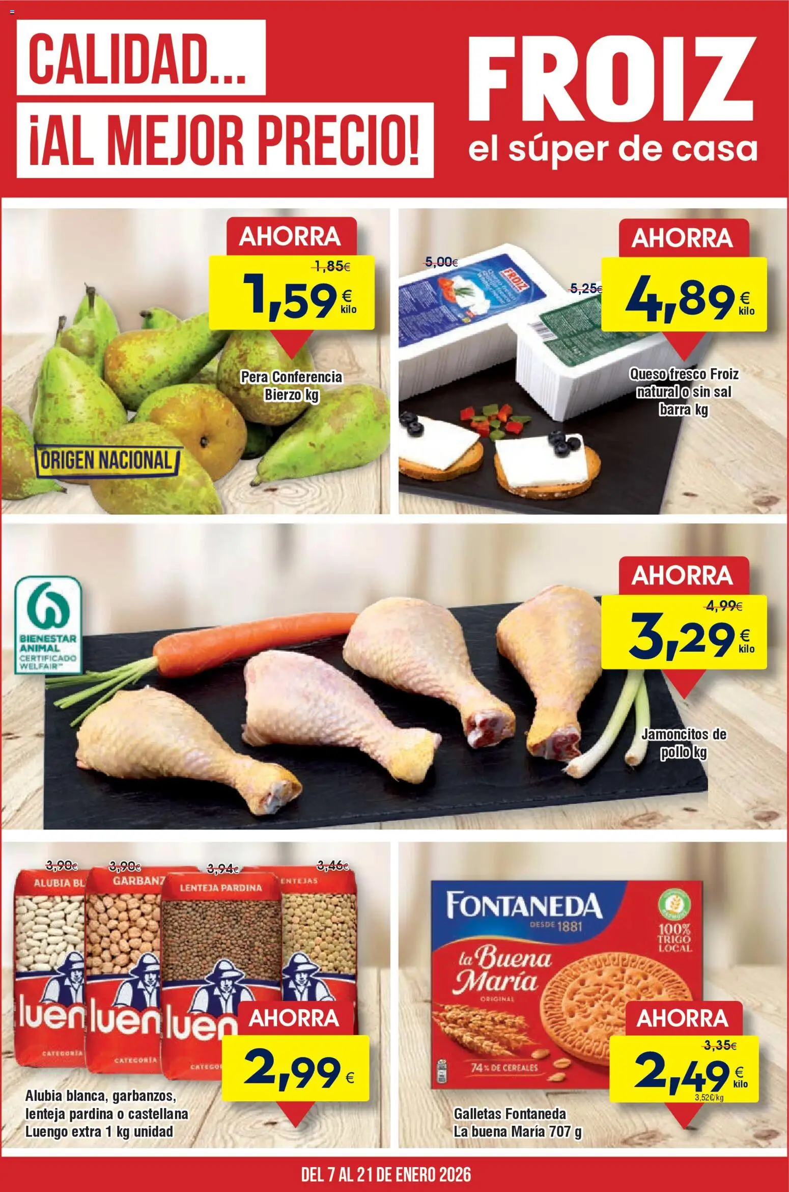 Vista previa del folleto de la tienda Froiz válido desde el 07/01/2026 