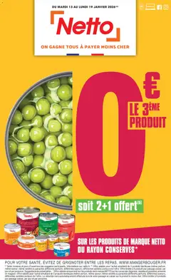 Prévisualisation de Catalogue du magasin Netto formulaire valide 13/01/2026