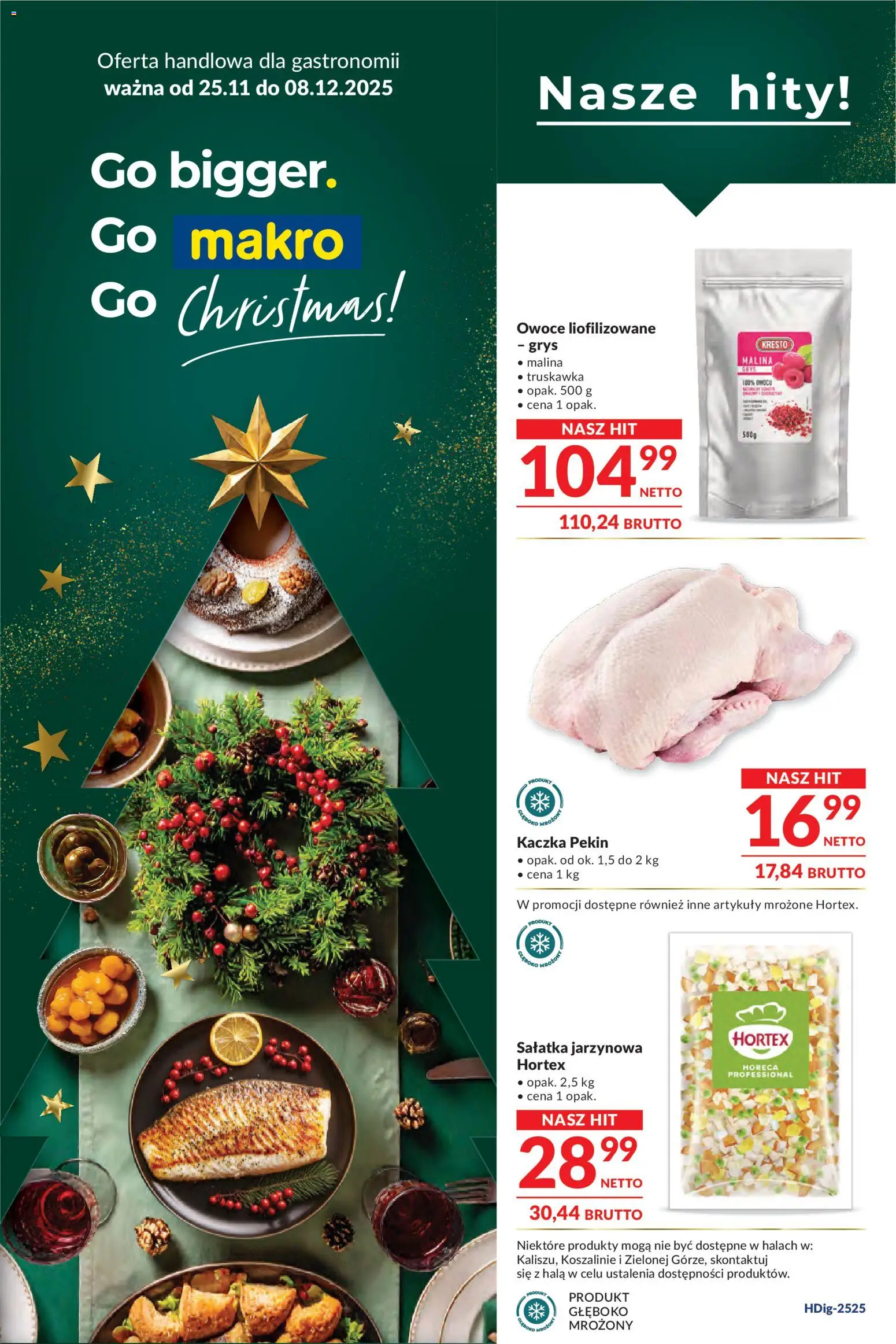 Pogląd gazetki "Oferta dla gastronomii" ze sklepu Makro ważnej od 25.11.2025