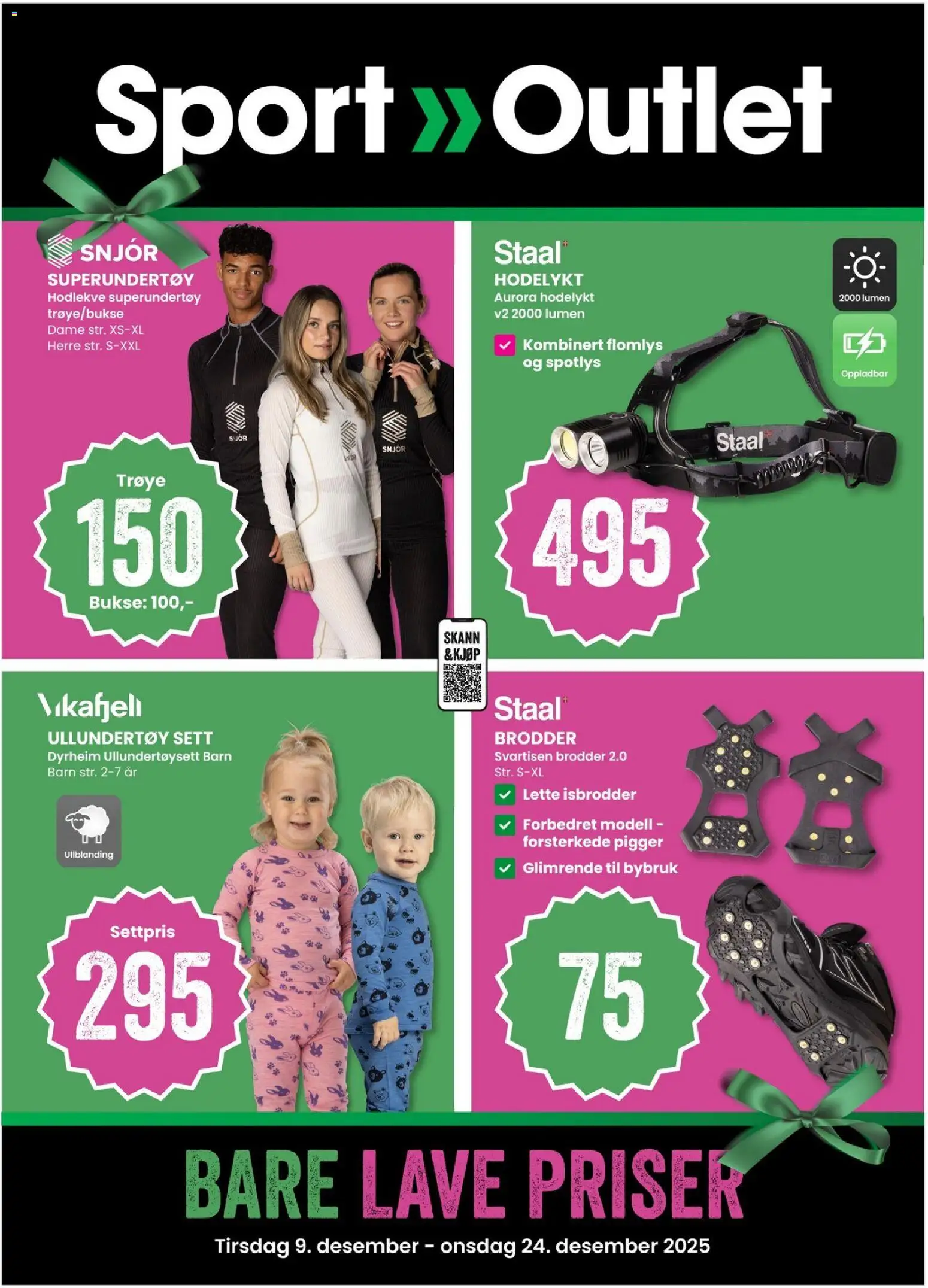 Forhåndsvis Bare Lave Priser fra butikk Sport Outlet gyldig fra 09/12/2025