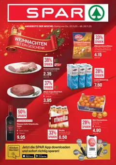 Vorschau des Merkblatts Aktionen vom Shop SPAR gültig von 20.11.2025 bis 26.11.2025