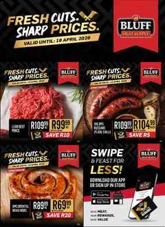 Preview of Bluff Meat Supply flyer valid from 13/04/2026