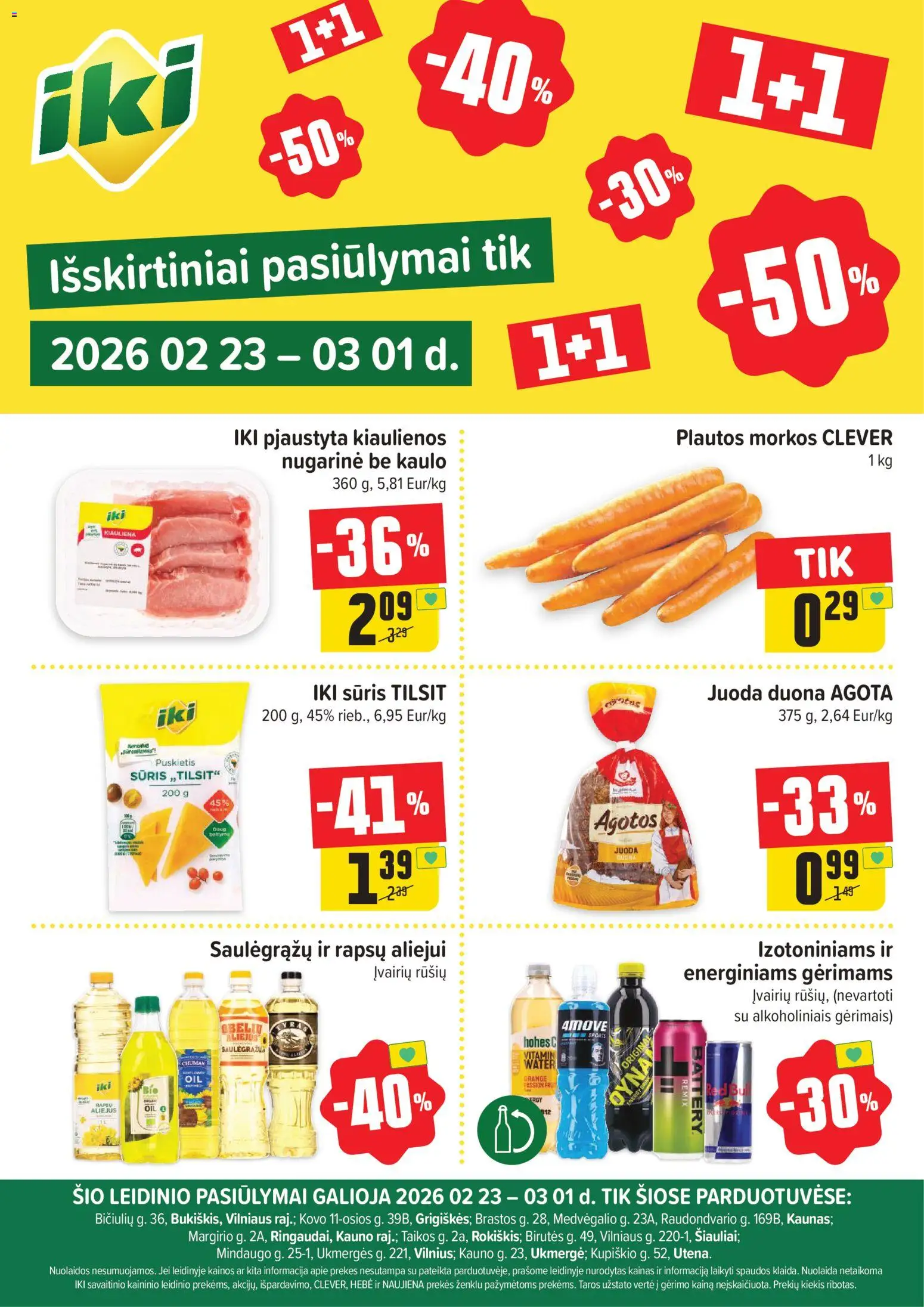 IKI parduotuvės leidinio Leidinys - Specialūs pasiūlymai IKI parduotuvės klientams galiojančio nuo 2026.02.23 peržiūra