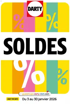 Prévisualisation de Soldes du magasin Darty formulaire valide 03/01/2026