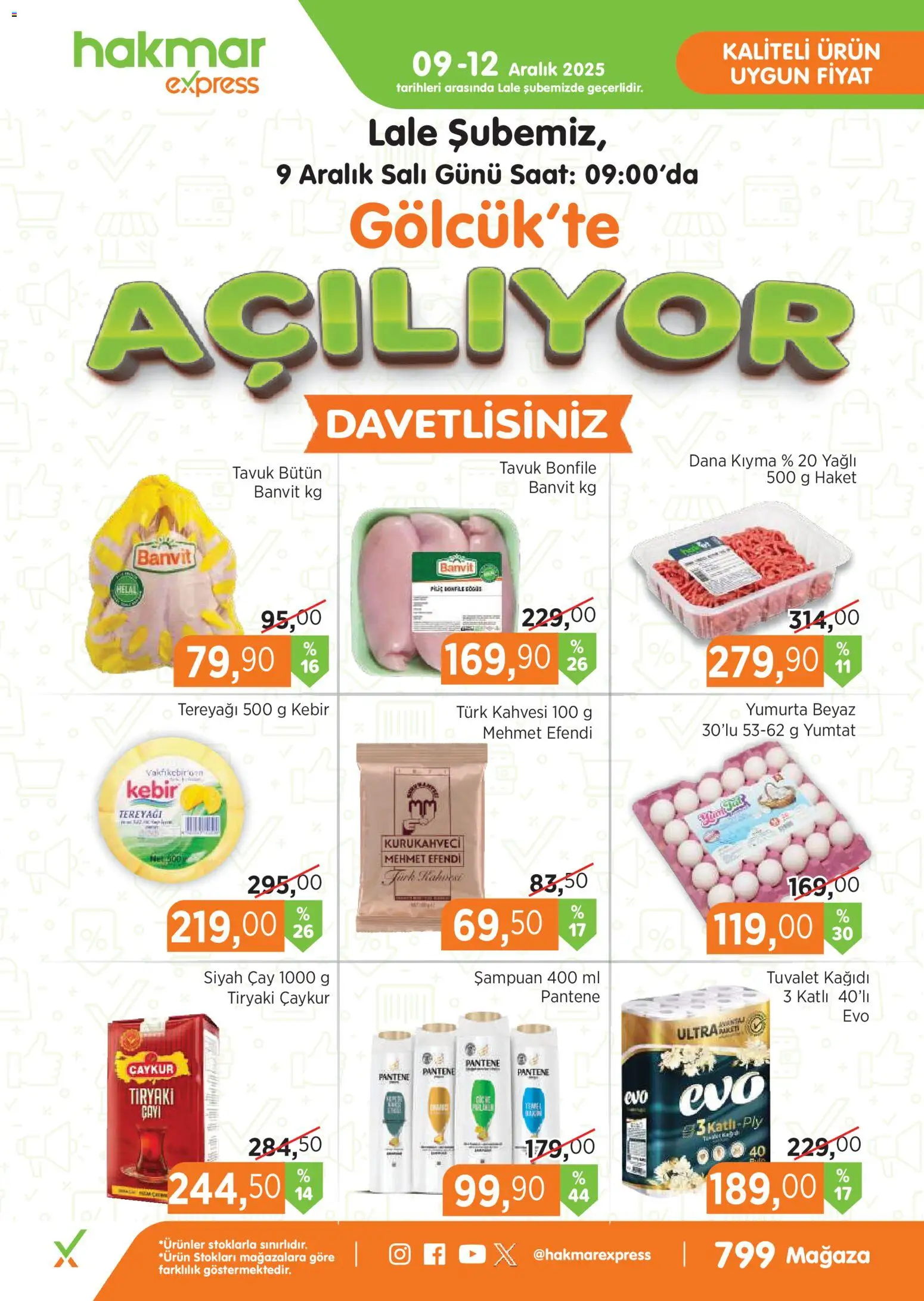 Hakmar Express Açılış İndirimleri 09.12.2025 - Broşürünün önizlemesi