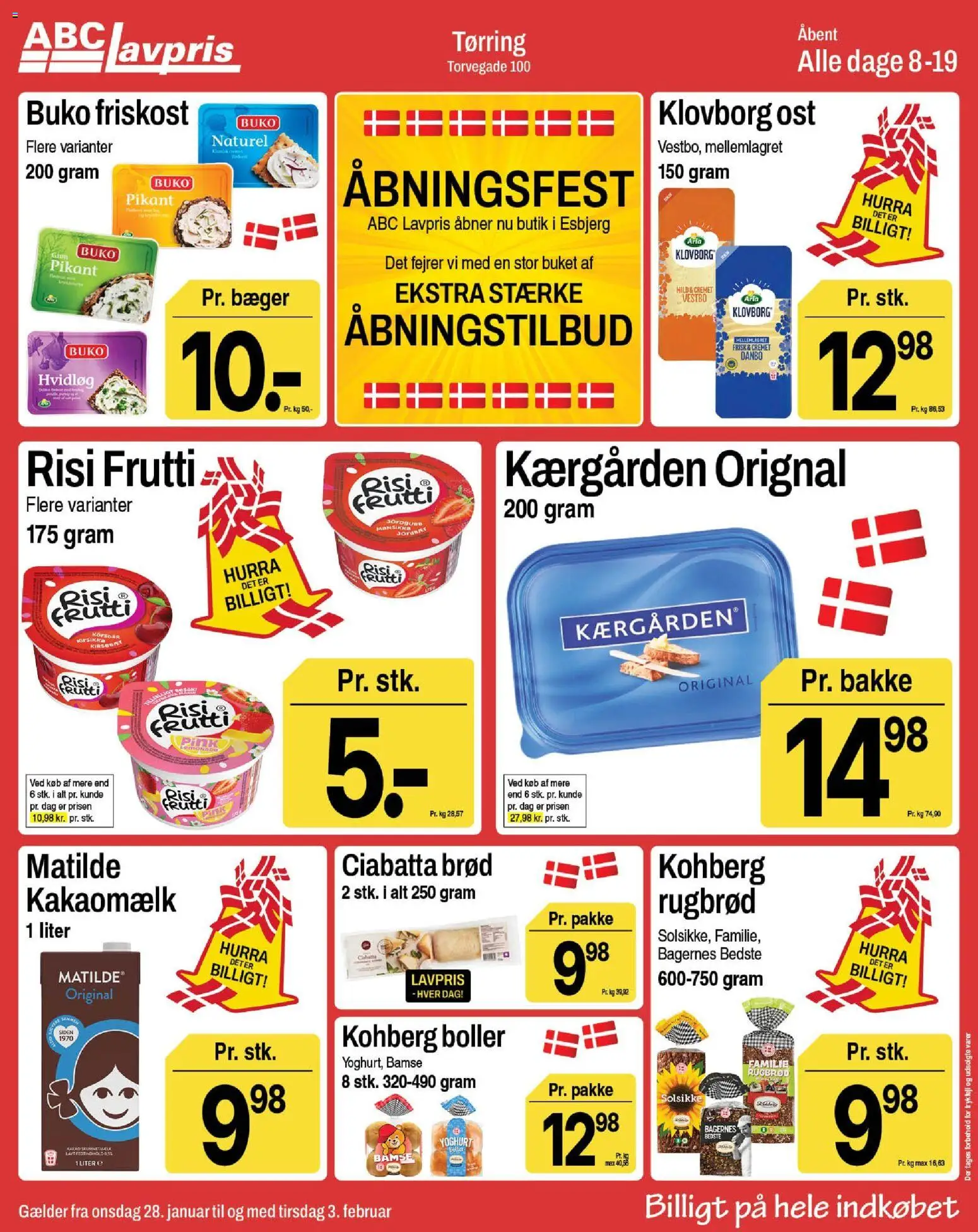 Eksempel på tilbudsavis Tørring fra butik Abc Lavpris gyldig fra 28/01/2026