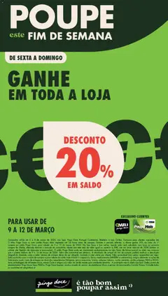Pré-visualização do folheto da loja Pingo Doce válida a partir de 06/03/2026