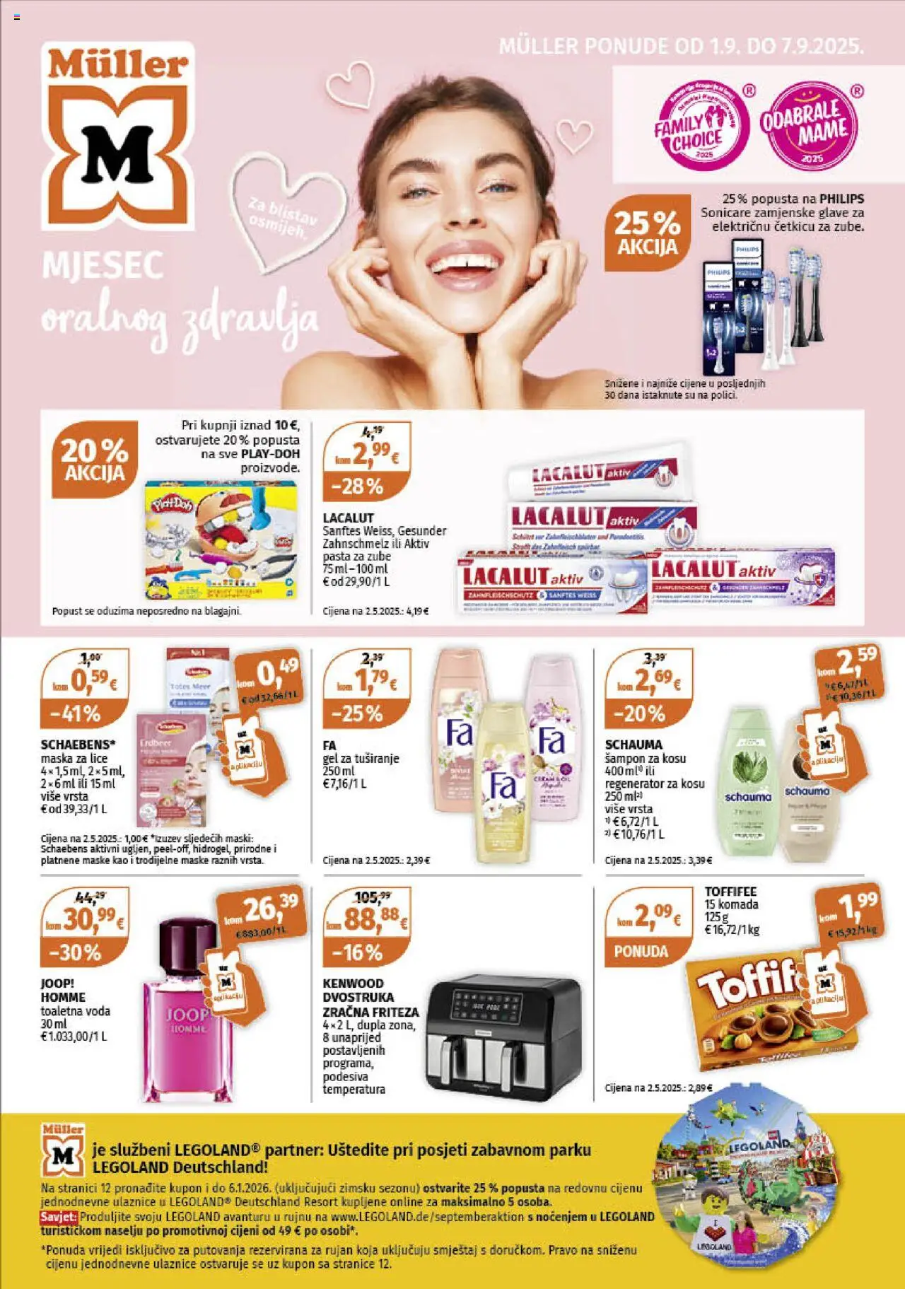 Müller aktualni Katalog vrijedi od 01.09.2025 - tjedna akcija broj stranice 1