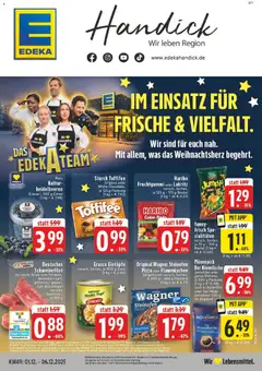 Vorschau von dem Prospekt des Geschäftes Edeka, gültig ab dem 01.12.2025
