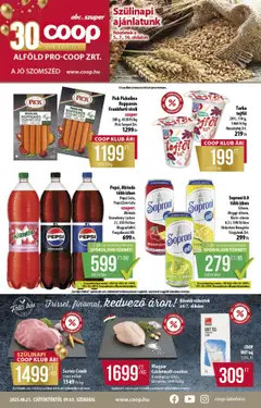 COOP - Alföld Pro-Coop Zrt. - Abc szuper megtekintése, amely érvényes 2025.08.21.-től