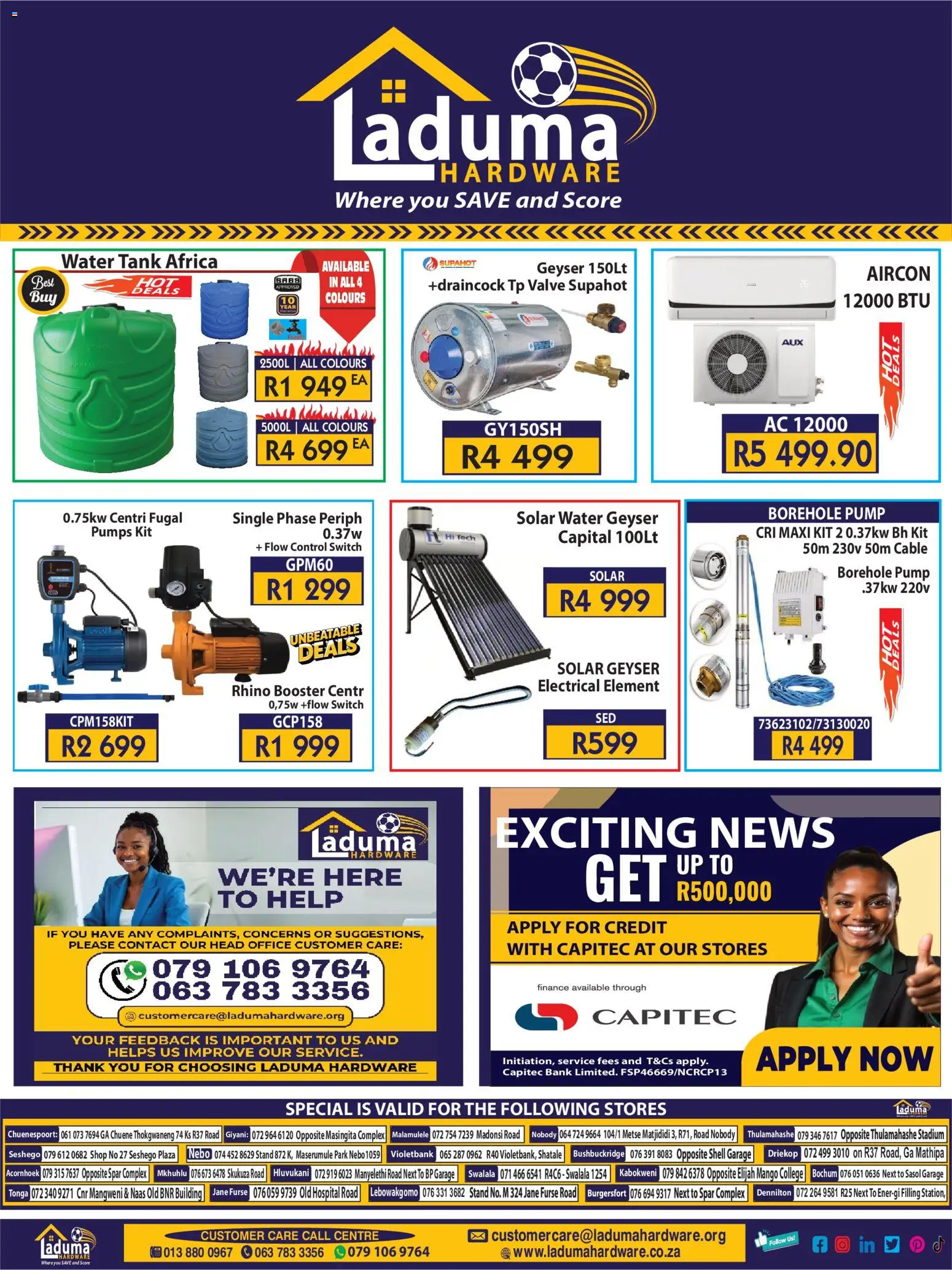 Preview of Laduma Hardware flyer valid from 01/02/2026