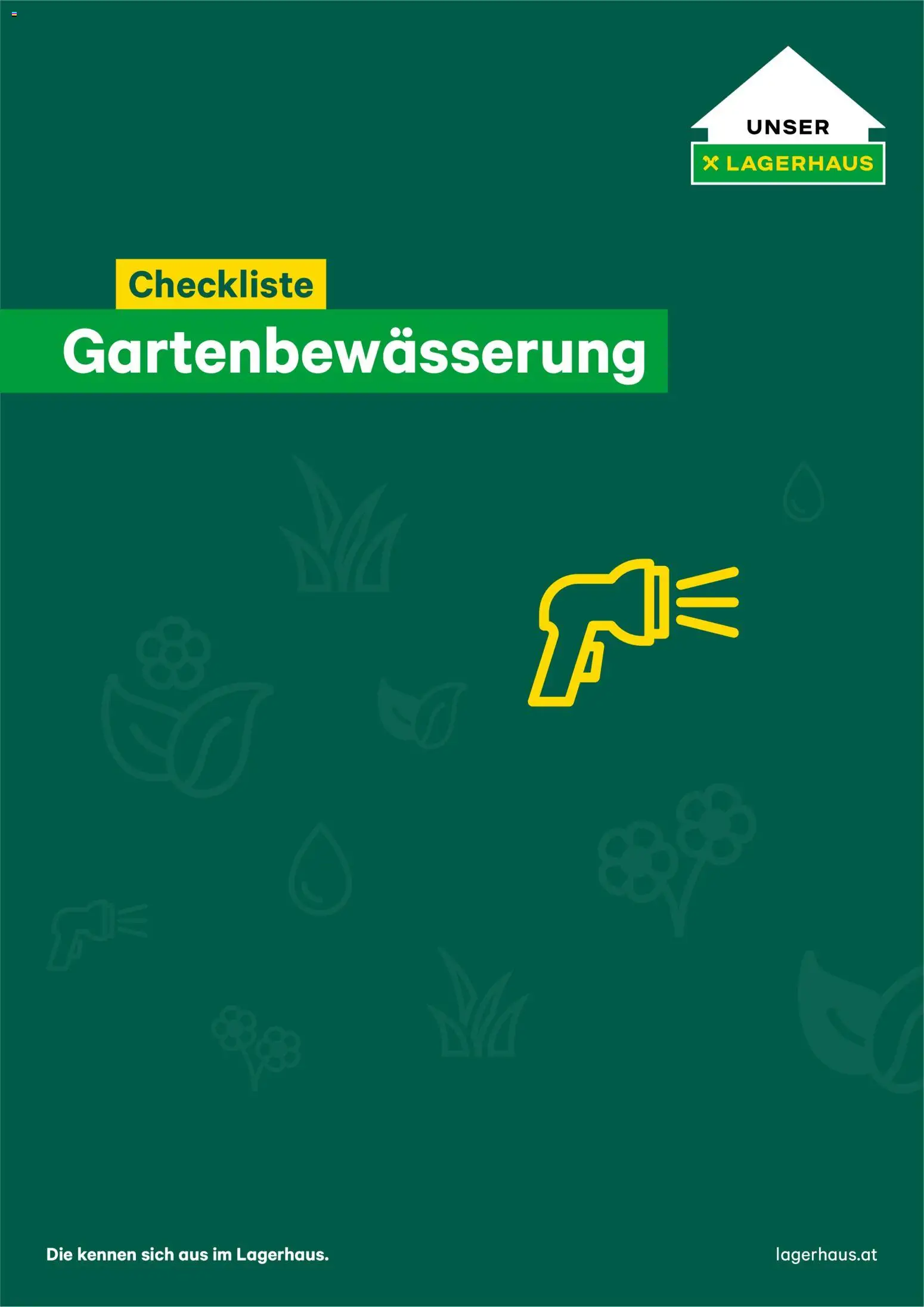 Vorschau der Angebote: Lagerhaus Checkliste Gartenbewässerung gültig ab 13.11.2025
