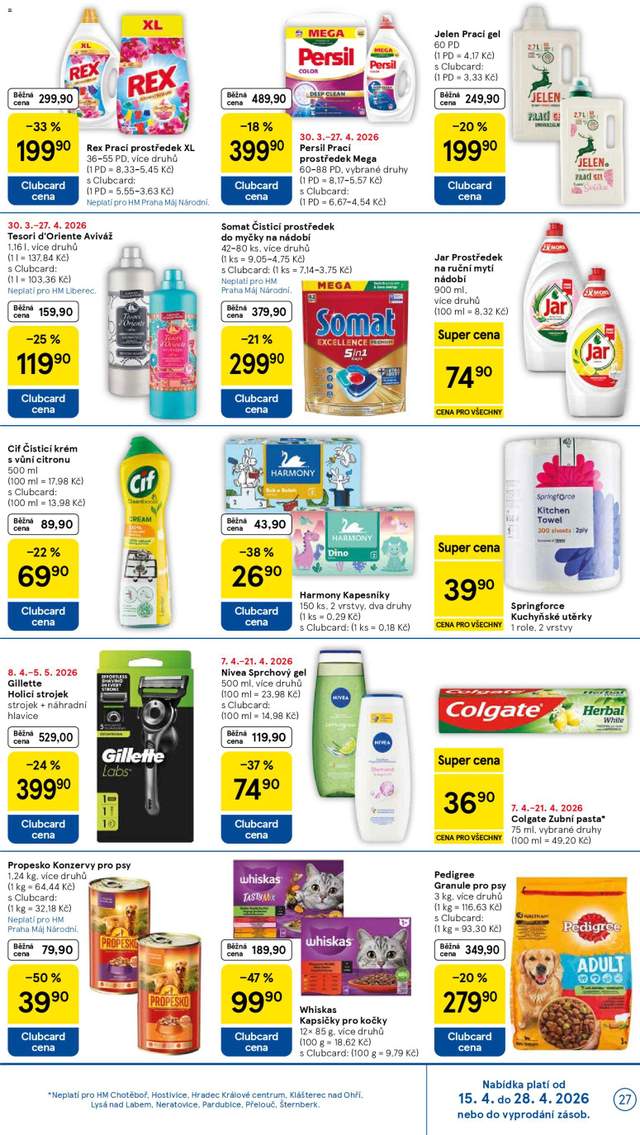 Nový Tesco leták od 15.04.