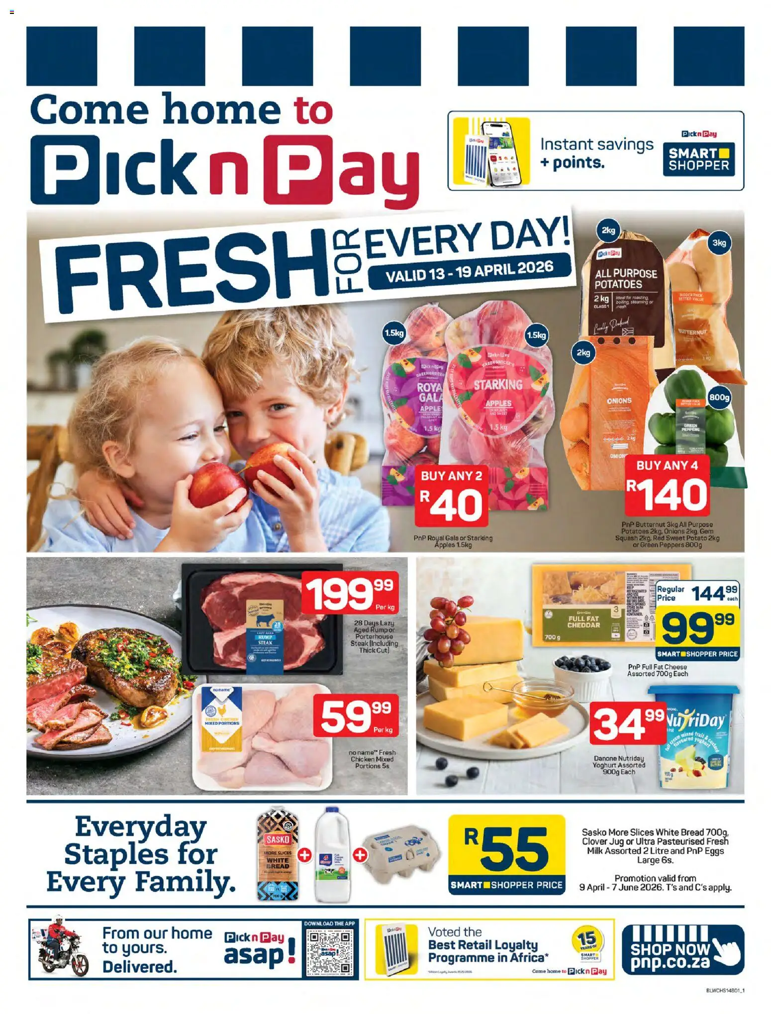 Preview of Pick n Pay flyer valid from 13/04/2026