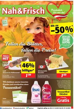 Vorschau der Angebote: Nah und Frisch Flugblatt gültig ab 01.10.2025