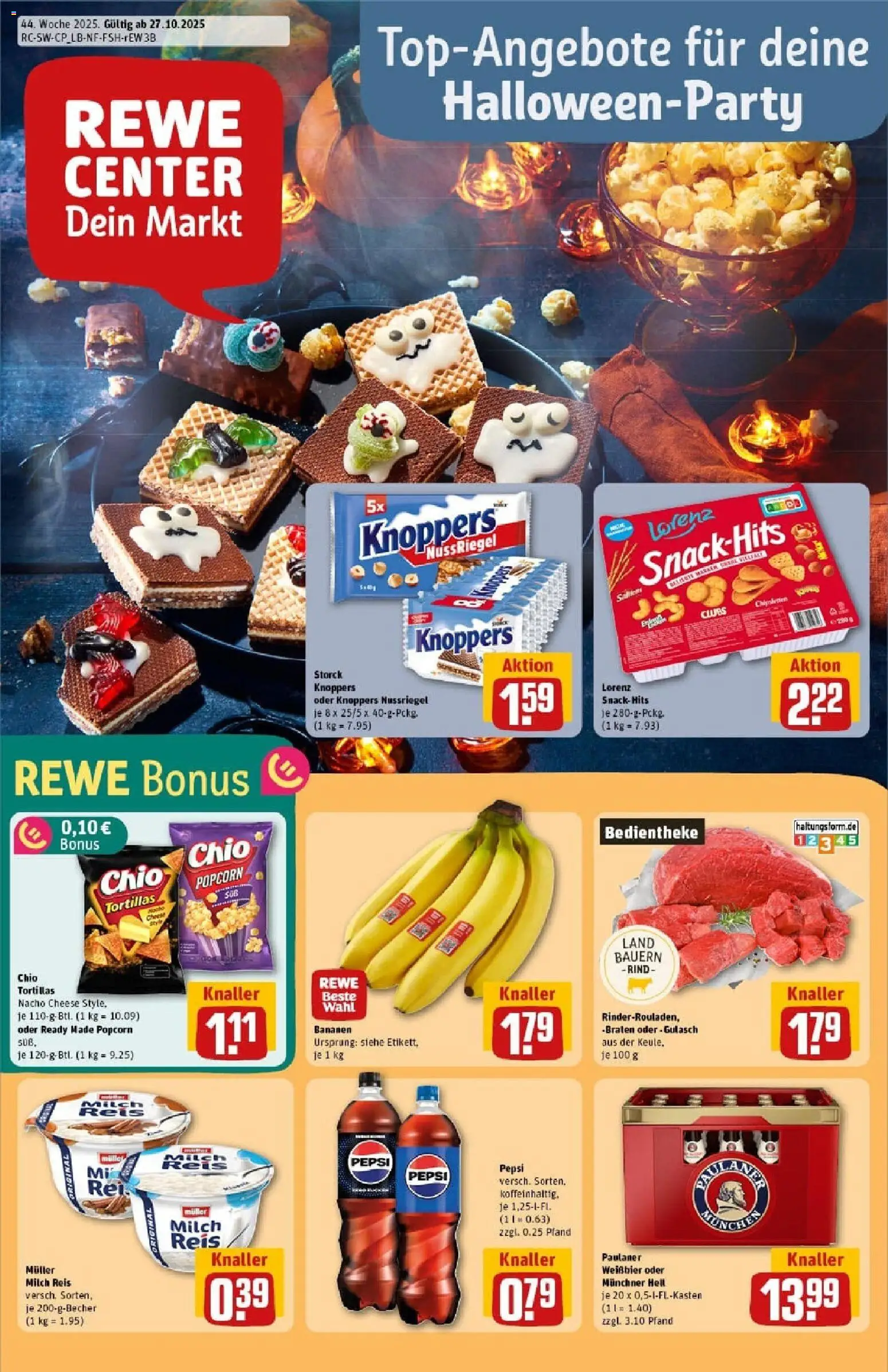 Vorschau von dem Prospekt des Geschäftes Rewe, gültig ab dem 26.10.2025