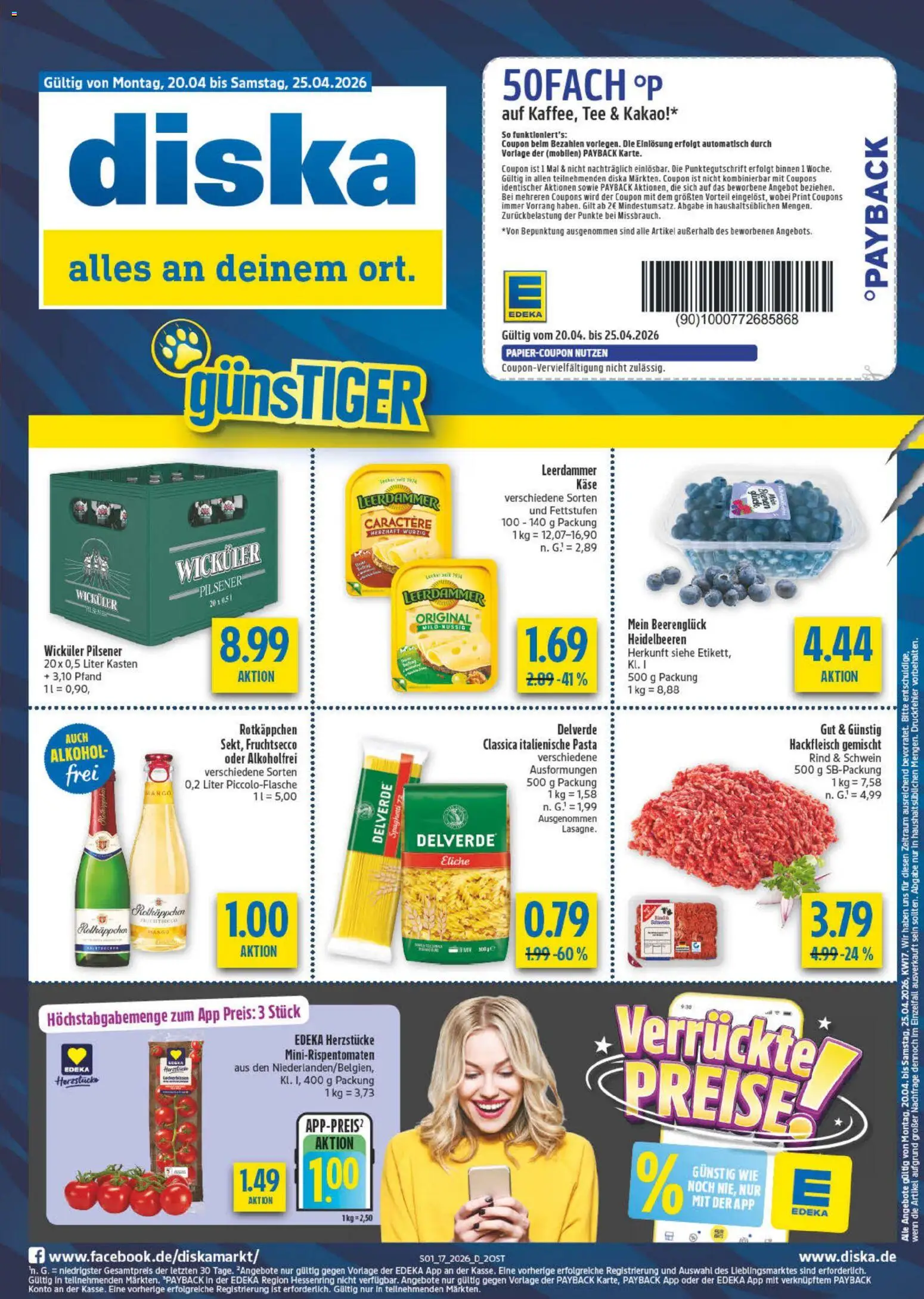 Vorschau von dem Prospekt des Geschäftes Diska, gültig ab dem 20.04.2026