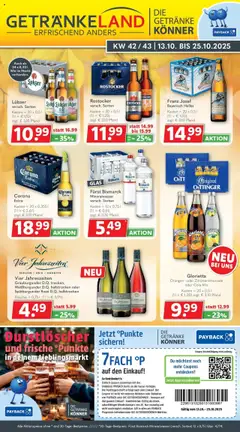 Vorschau von dem Prospekt des Geschäftes Getränkeland, gültig ab dem 13.10.2025